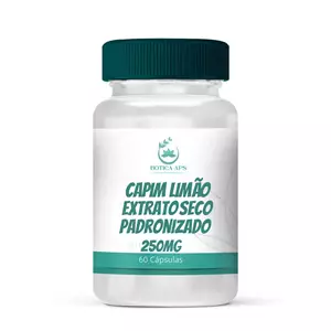 Capim-limão Extrato Seco Padronizado 250mg 60 Cápsulas
