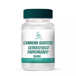 Gymnema Silvestre Extrato Seco Padronizado 150mg 60 cápsulas