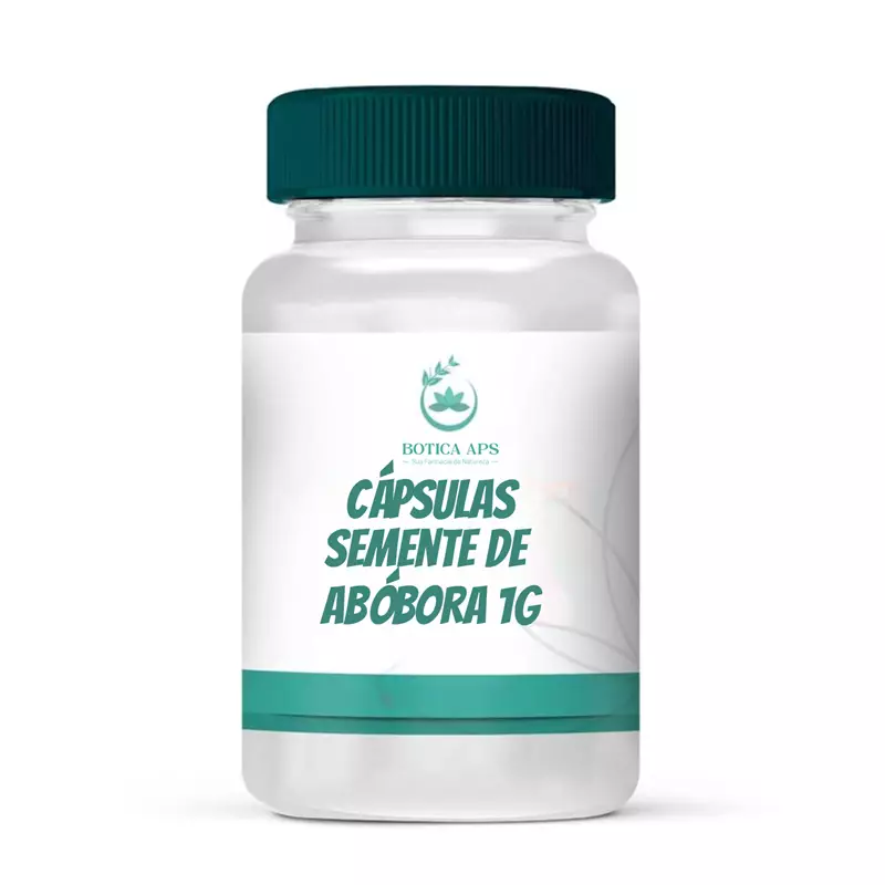 30 CÁPSULAS SEMENTE DE ABÓBORA 1G